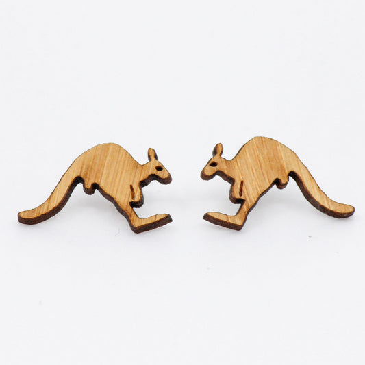 Earrings Kangaroo (Stud)