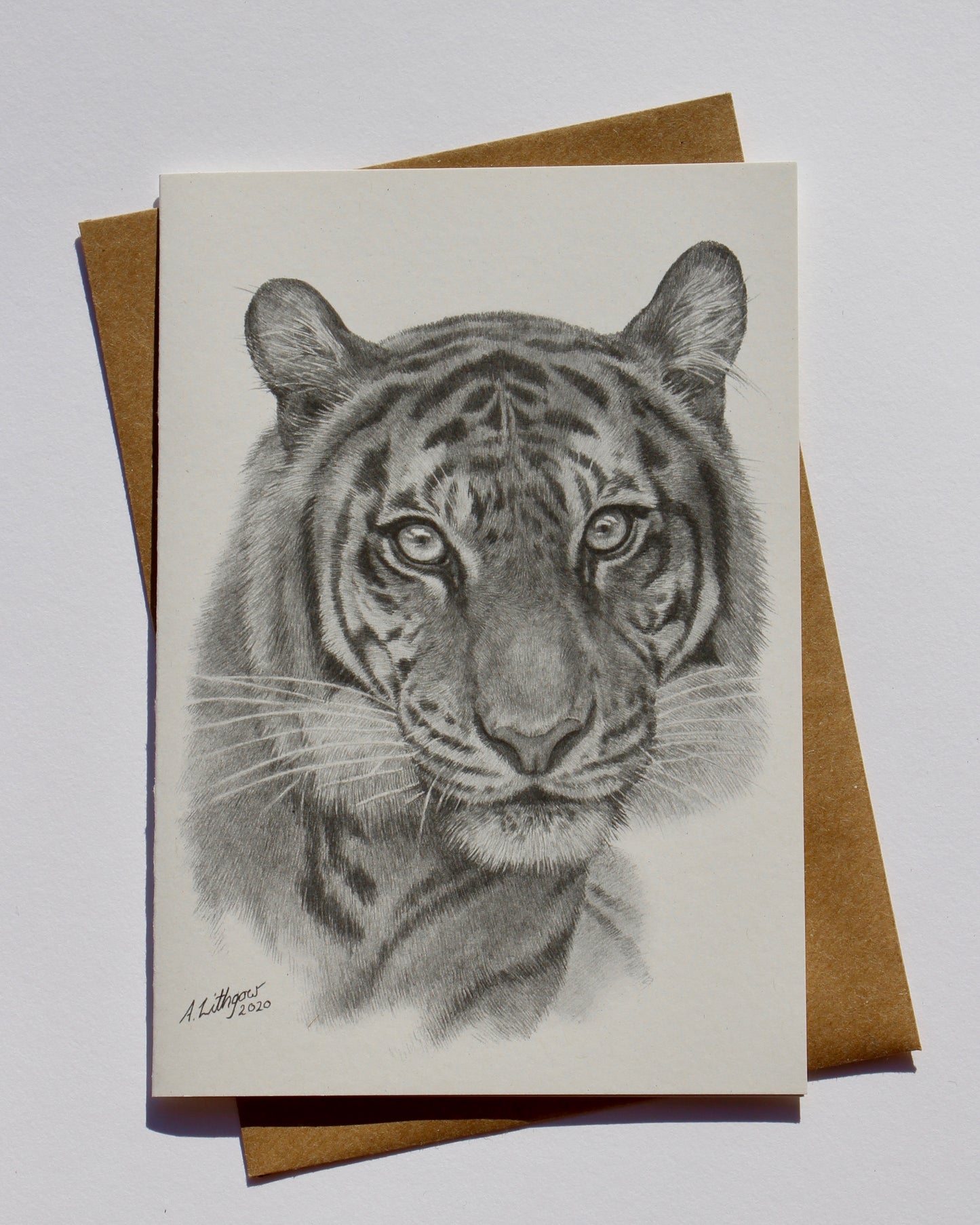 Greeting Card Tiger