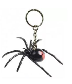 Keyring Red Back Spider Replica