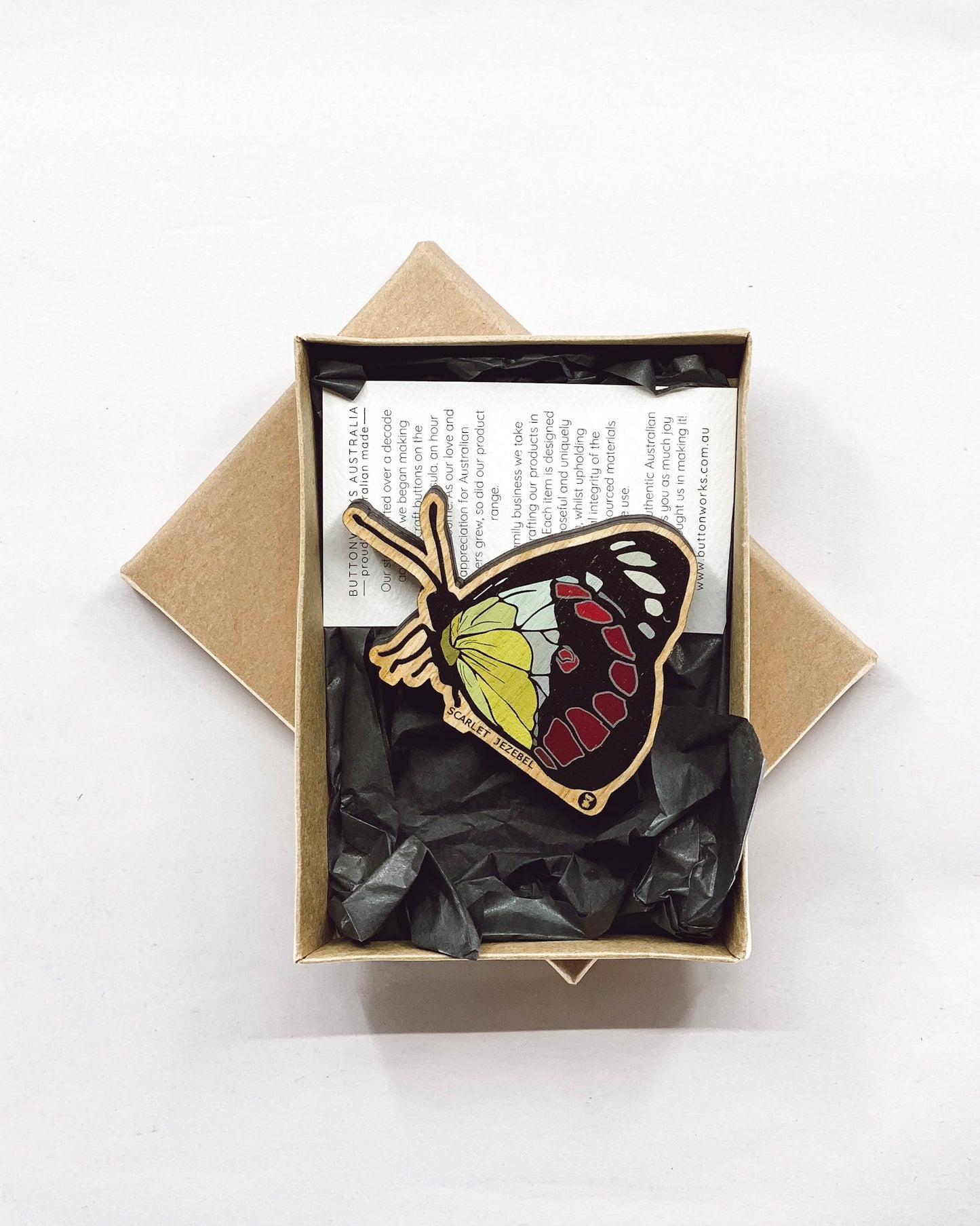 Figurine Butterfly Scarlet Jezebel