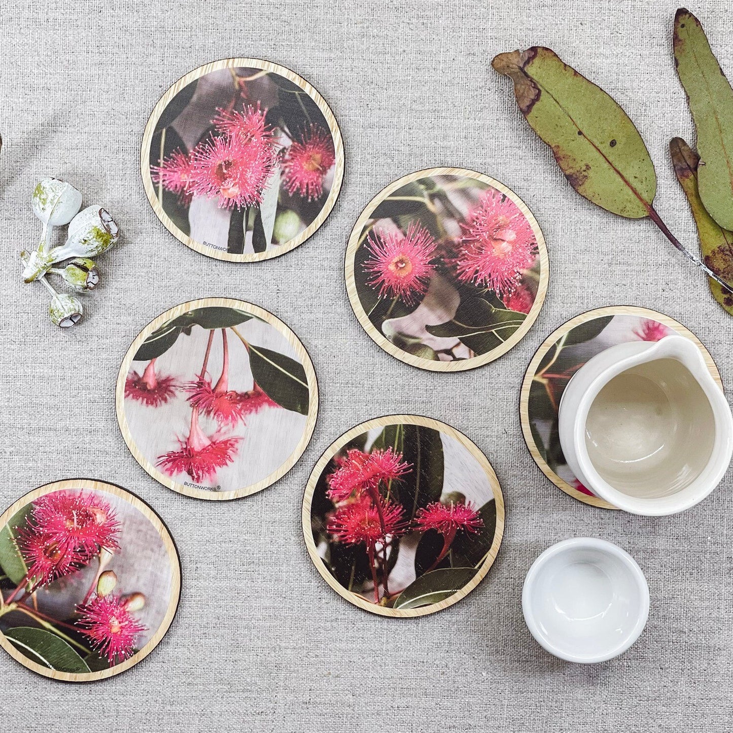 Coasters Flowering Gum (Set 6)