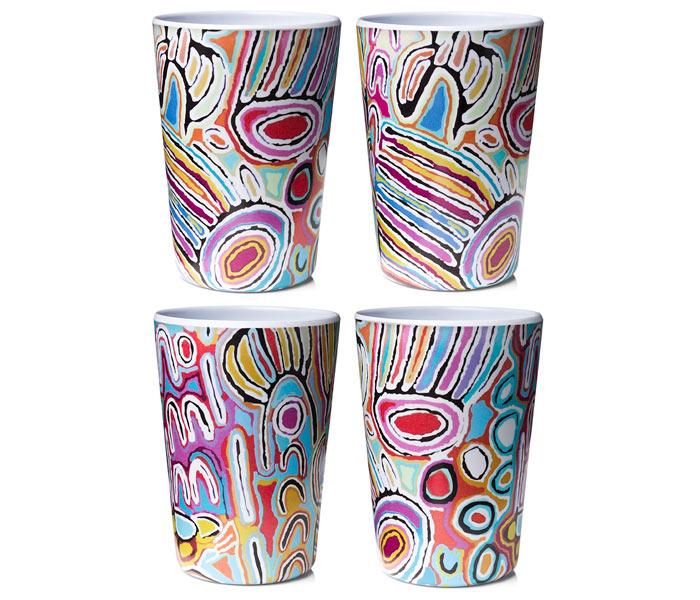 Tumbler Judy Napangardi Watson Set - Pk 4