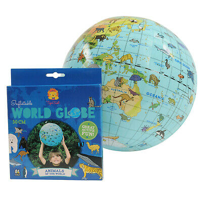 Puzzle World Globe Animal