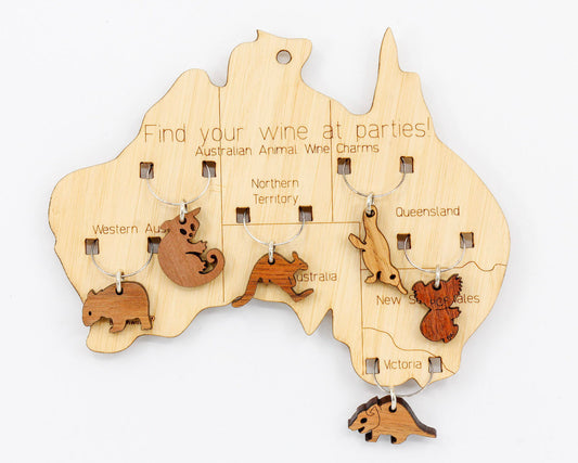 Wine Charms Australian Animals